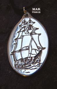 Go To H.M.S. Bounty Pewter Piece