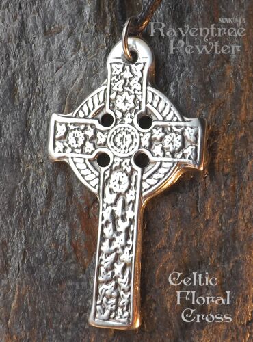 Celtic Floral Cross #43-CelticFloralCross
