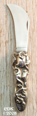Green Lady Herb Knife #37-GreenLadyHerbKnife
