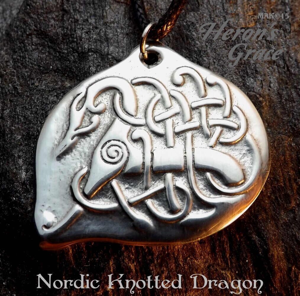 Nordic Knotted Dragon #30-NordicKnottedDragon