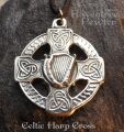 Celtic Harp Cross 42HarpCross