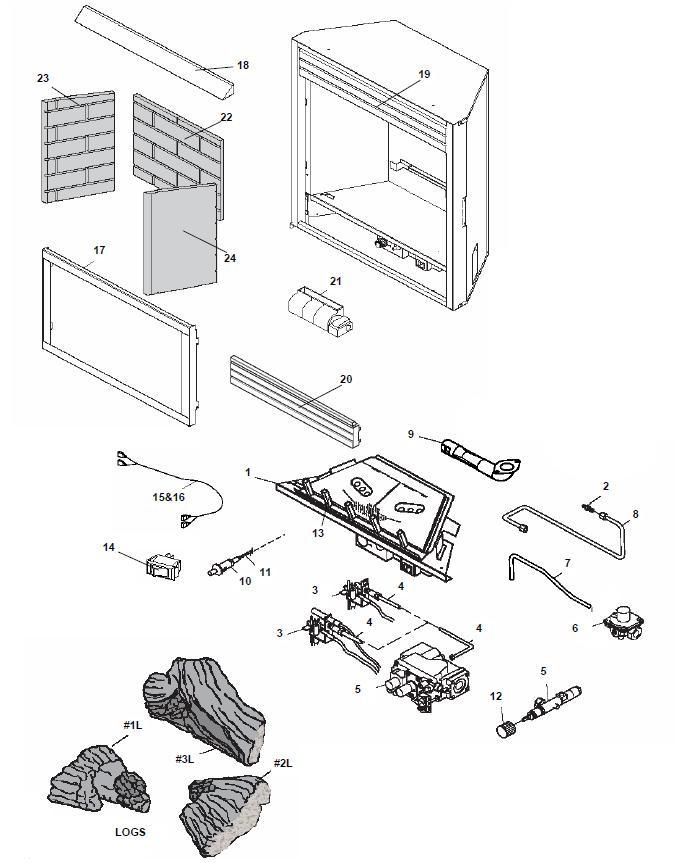 32VFSC (32VFSC) The Cozy Cabin Stove & Fireplace Parts Store
