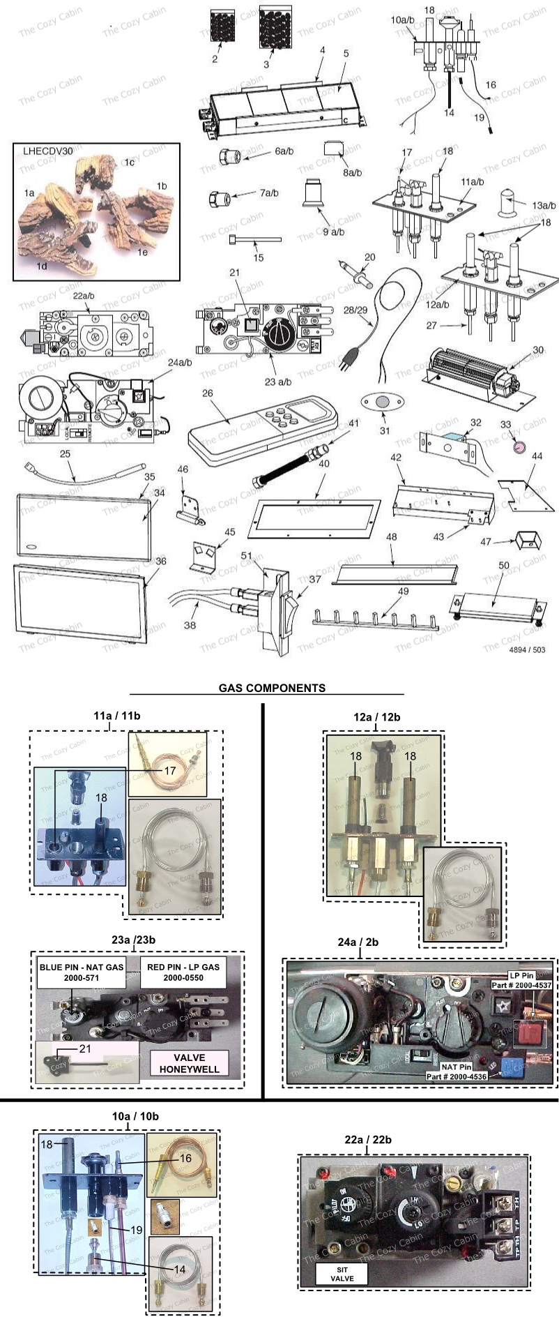 LHECDV30 (GIDN3H0 / GIDL3H0 / M22K / LC0 ) (LHECDV30) Cozy Cabin