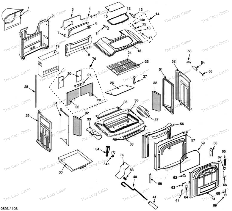 Resolute Acclaim Woodburning Stove (2490) The Cozy Cabin Stove