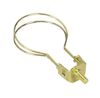 0031 Brass Plated 1.5" Extended Edison Clip #0031