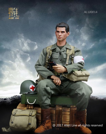 Alert Line 1//6 Scale 12/" WWII German Wehrmacht Tank Crew Overalls Set 10008B