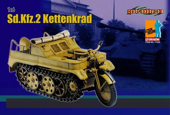 Feldkable 71255 Dragon 1//6 scale WWII German Sd.Kfz.2 Kettenkrad Trailer w// sch