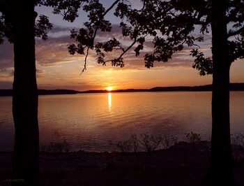 At Home on the Lake #SunriseAtHome