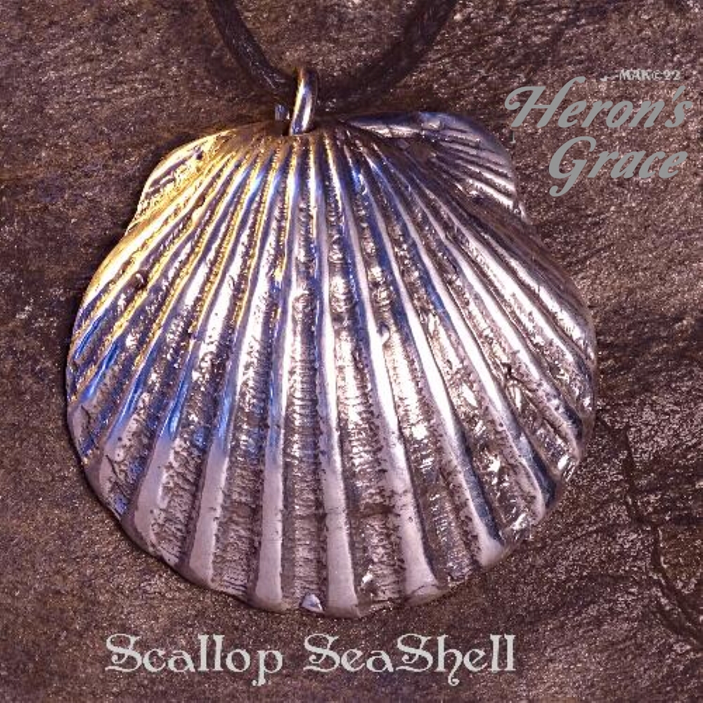 Scallop SeaShell - Large #062-ScallopSeaShell-L