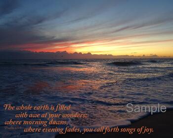 Sunrise Wonders - Psalm 65 #Sunrise-Wonders