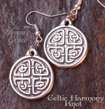 Celtic Harmony Knot - Earrings 15-CelticHarmonyKnotEar
