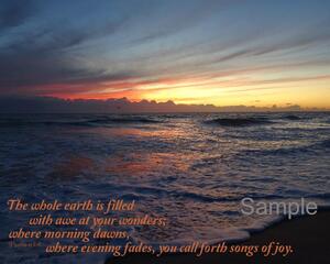 Sunrise Wonders - Psalm 65 Sunrise-Wonders