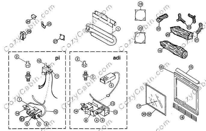 Majestic Majco Gas Fireplace Series (G36DV) #G36DV