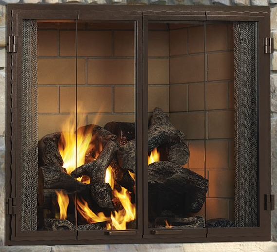 Majestic Montana 42 Outdoor Woodburning Fireplace with Herringbone  Refractory (MONTANA-42H) (MONTANA-42H) The Cozy Cabin Stove & Fireplace  Parts Store