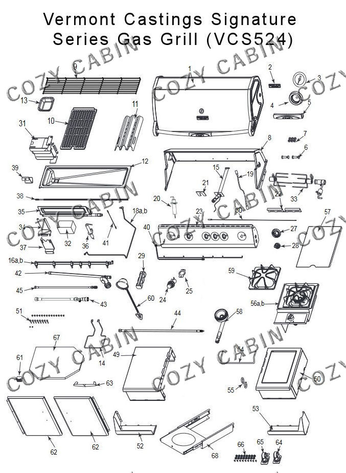 Wood Stoves Vermont Castings Grill Parts Vermont Castings Grill - Main Image
