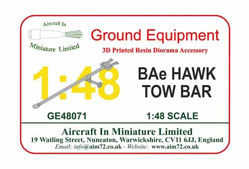 Diorama Aim - ground equipment Barre de remorquage Hawk Barre de