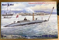 CSS David American Civil War-era torpedo boat. - Pre-Order Item* #MM35-026