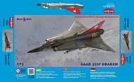 Saab J-35F Draken #MM72-027