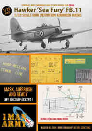 Hawker Sea Fury FB.11 contains high definition stencilling and basic national insignia paint masks #32DET062
