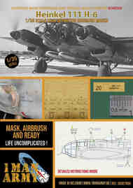 Heinkel He.111H-6 high definition stencilling and national insignia paint masks 35DET006