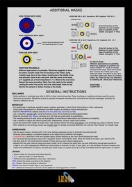 Hawker Hurricane Mk.IIC high definition airbrush masks #24DET010