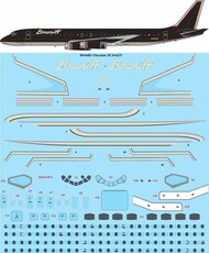  26 Decals  1/144 Ultra Chocolate Douglas DC-8-62 Screen printed decal BN14401