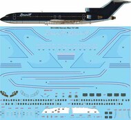  26 Decals  1/144 Ultra Mercury Blue Boeing 727-200 BN14408