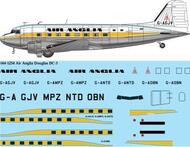 Air Anglia Douglas DC-3 laser decal #ST144-1254