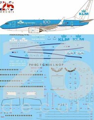  26 Decals  1/144 KLM Boeing 737-7K2* STS44376