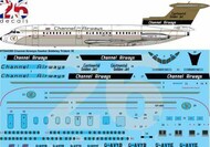  26 Decals  1/144 Channel Airways Hawker Siddeley Trident 1E STS44380