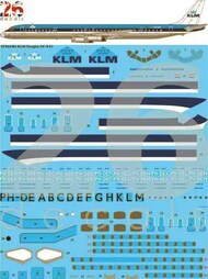  26 Decals  1/144 KLM 1970s Blue Top Douglas DC-8-63 Decal STS44382