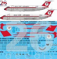 Dan-Air London BAC 1-11-200,300,400,500 Decal #STS44394