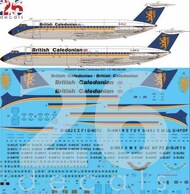  26 Decals  1/144 British Caledonian Final BAC 1-11 STS44397