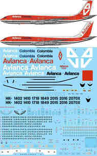Avianca Colombia Boeing 707s - STS44432