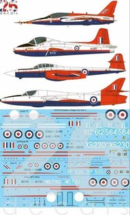  26 Decals  1/72 Raspberry Ripple Jets Part 2 STS7222