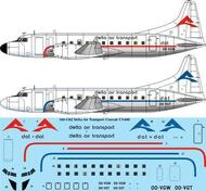 Delta Air Transport Convair CV440 laser decal #TS144-1342