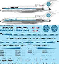 Pan Am Boeing 727-21 laser decal - for CRM kit #TS144-1377