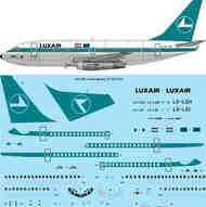 Luxair Boeing 737-2C9/Adv Laser decal #TS144-1392