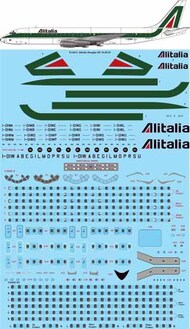  26 Decals  1/144 Alitalia Douglas DC-8-42/43 laser decal with screen print details X14411