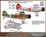  3D Wild  1/350 1930s IJN Yokosuka B4Y "Jean" kit (pack of 6) 3D-DAT00