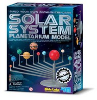 4M Project Kits  NoScale Glow-in-tHe.Dark Solar System Planetarium Kit FMK3427