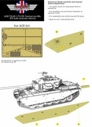  AGB Models  1/72 Armoured skirts for Centurion tanks Mk.3/Mk.5* AGB72145