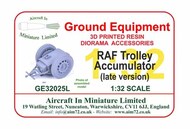  AIM - Ground Equipment  1/32 Trolley - Accumulator (Late Version) GE32025L