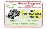  AIM - Ground Equipment  1/48 Coleman MB-4 Tractor Late Version GE48016L