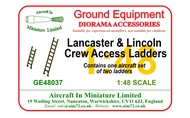  AIM - Ground Equipment  1/48 Avro Lancaster & Avro Lincoln Ladder Set GE48037