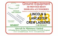 Avro Lancaster & Avro Lincoln crew Ladder Set. #GE48037L