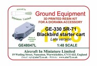 AIM - Ground Equipment  1/48 GE-330  Lockheed SR-71 Blackbird starter cart - Late version* GE48047L