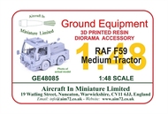  AIM - Ground Equipment  1/48 F-59 tractor (current RAF medium tractor) GE48085