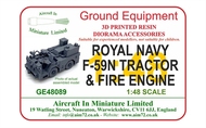 Royal Navy F-59N deck tractor & fire engine #GE48089