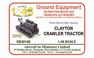  AIM - Ground Equipment  1/48 Clayton Crawler tractor - RFC circa 1917 - 3d-printed GE48140